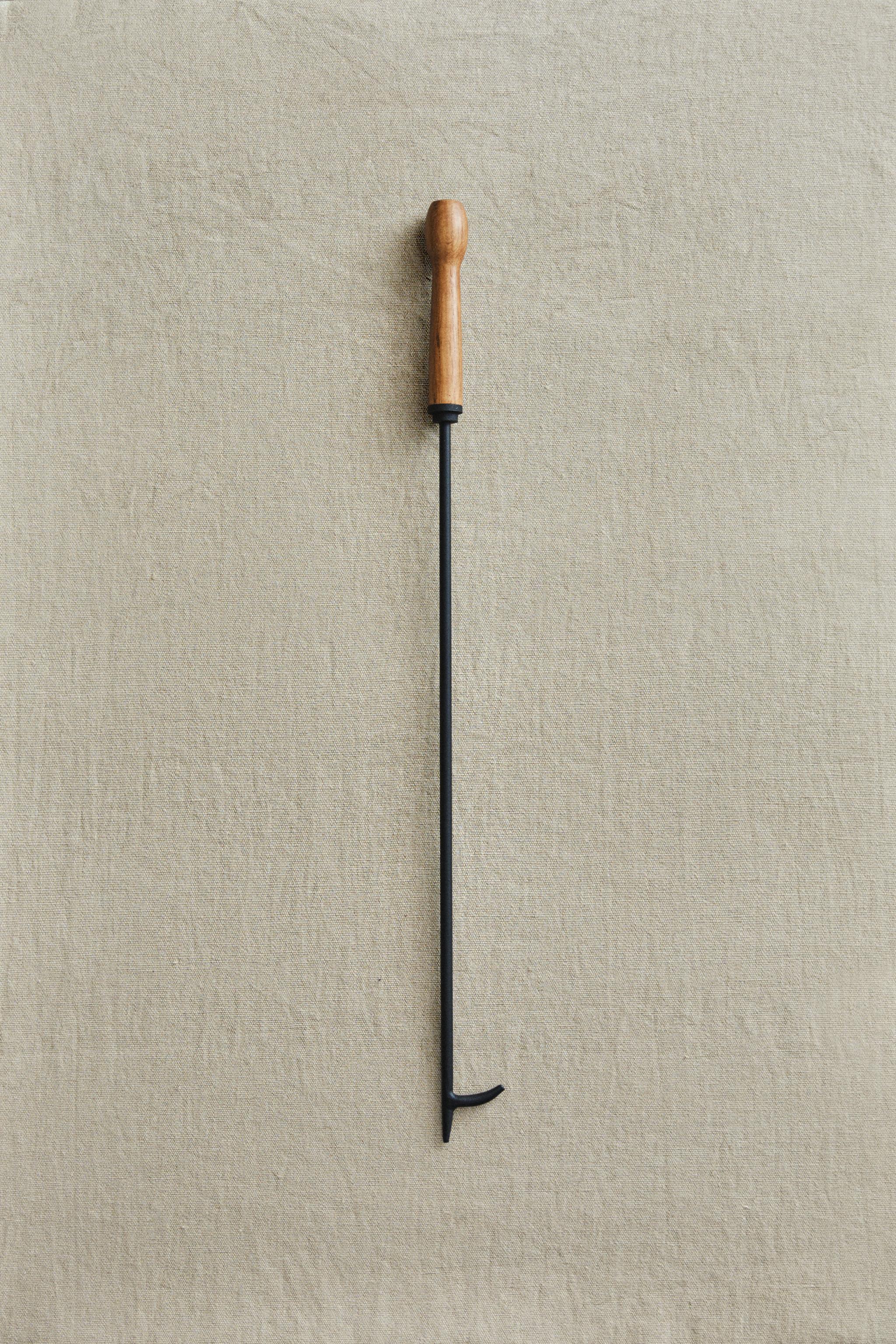 IRON POKER FIREPLACE CHIMNEY